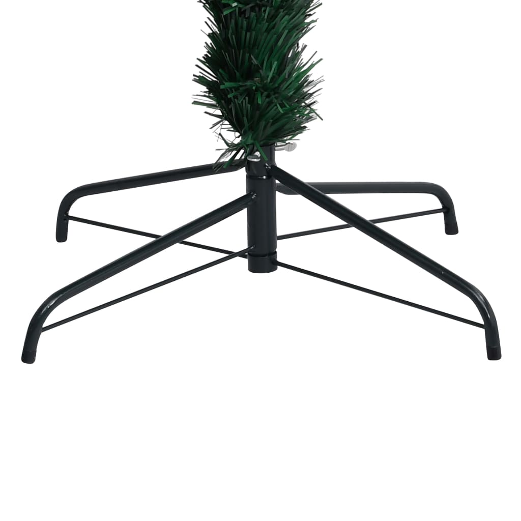zöld száloptikás műkarácsonyfa állvánnyal 240 cm