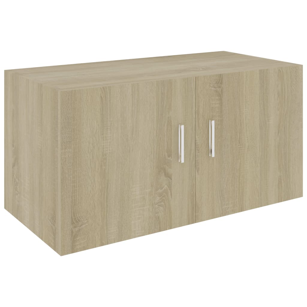 sonoma tölgy szerelt fa falra szerelhető szekrény 80x39x40 cm