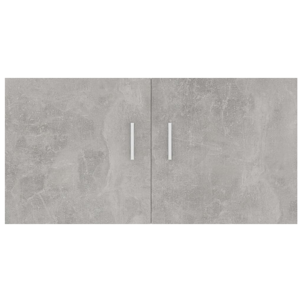 betonszürke szerelt fa falra szerelhető szekrény 80x39x40 cm