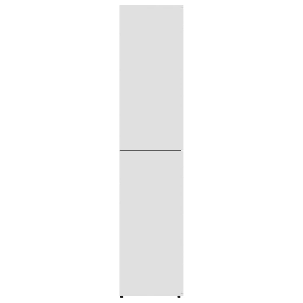 fehér szerelt fa cipősszekrény 80 x 39 x 178 cm