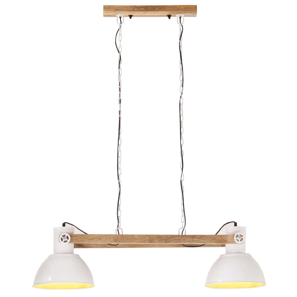 fehér ipari függőlámpa 25 W 109 cm E27