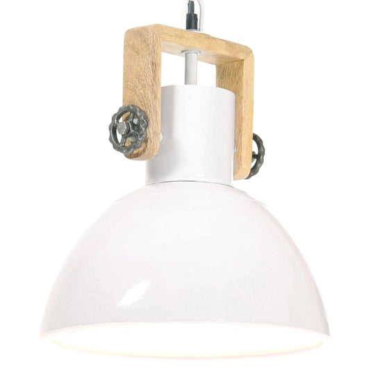 kerek fehér ipari függőlámpa 25 W 30 cm E27