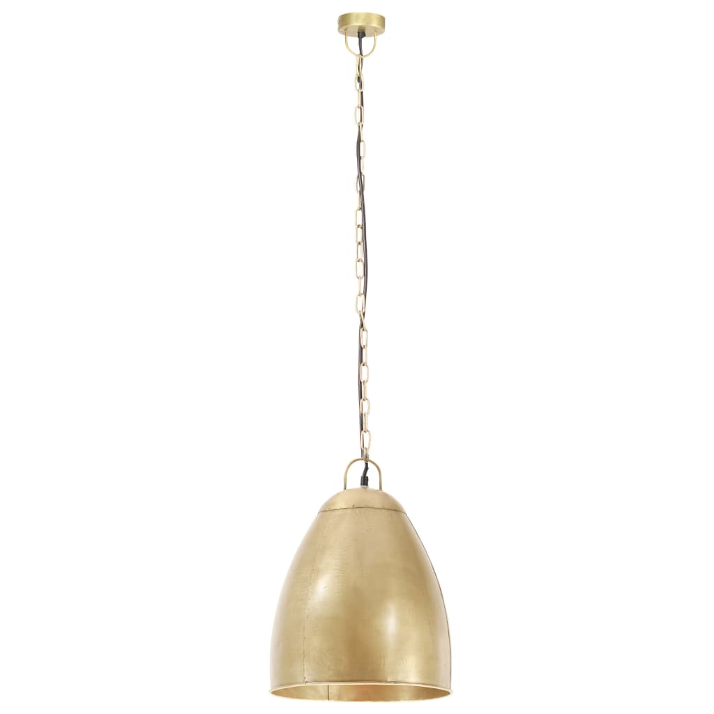 kerek sárgaréz ipari függőlámpa 25 W 32 cm E27