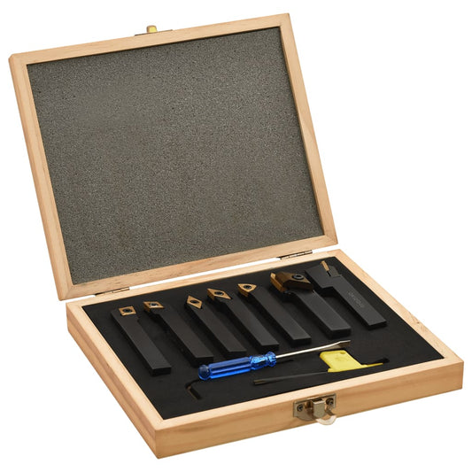 12 részes váltólapos esztergaszerszám készlet 12 x 12 mm 80 mm