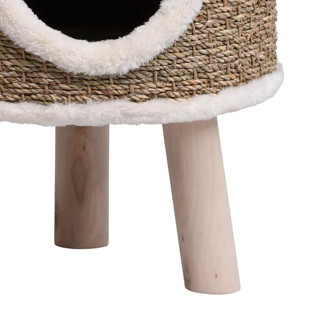 tengerifű macskabútor falábakkal 41 cm