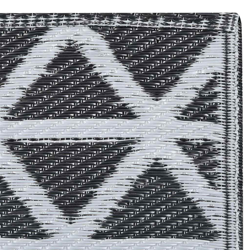 kültéri szőnyeg ARAKIL fekete 190x290 cm PP