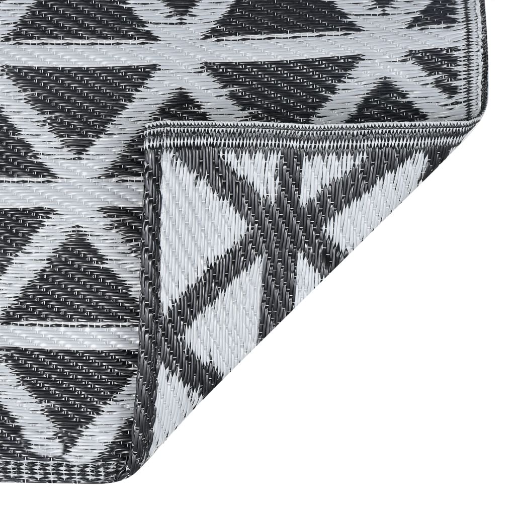 kültéri szőnyeg ARAKIL fekete 190x290 cm PP