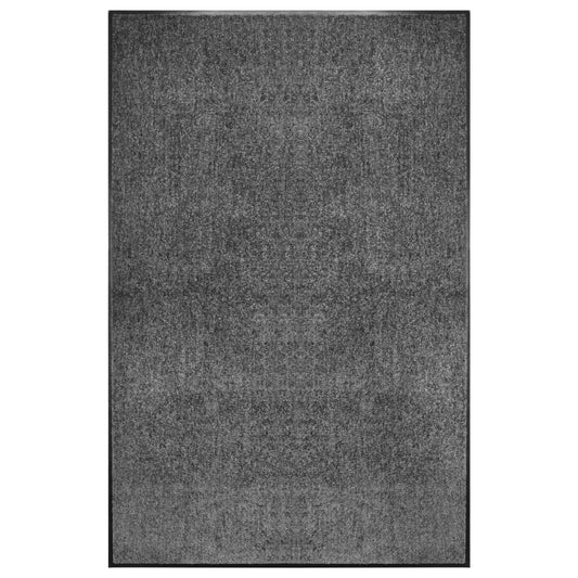 antracitszürke kimosható lábtörlő 120 x 180 cm