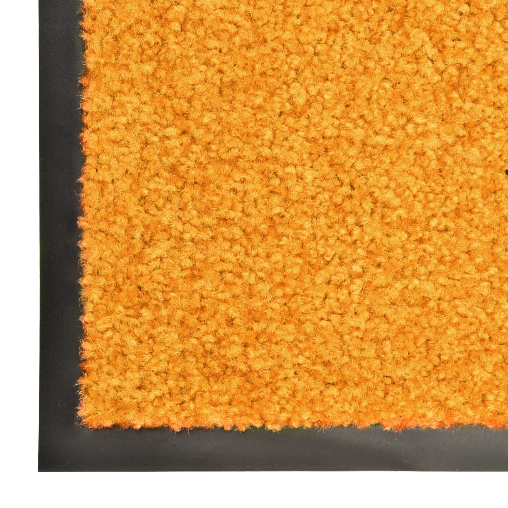 narancssárga kimosható lábtörlő 90 x 120 cm
