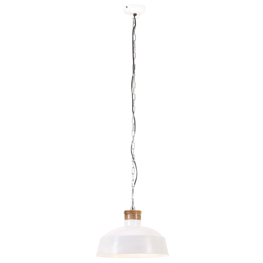 fehér ipari függőlámpa 58 cm E27