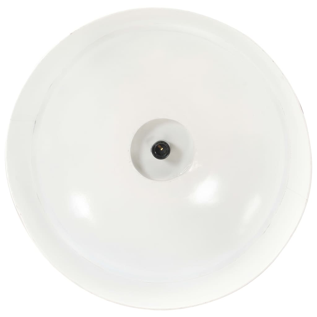 fehér ipari függőlámpa 32 cm E27