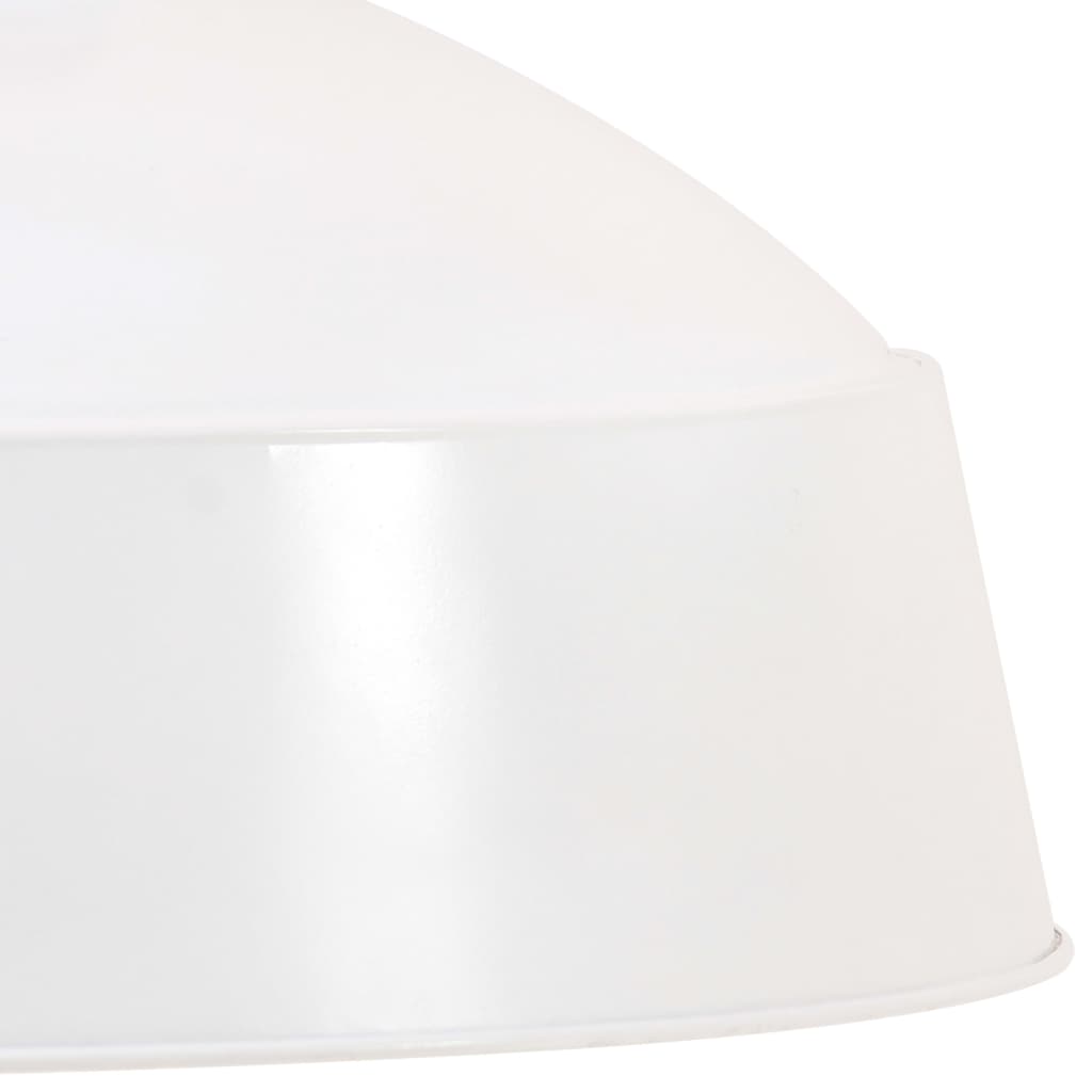 fehér ipari függőlámpa 32 cm E27
