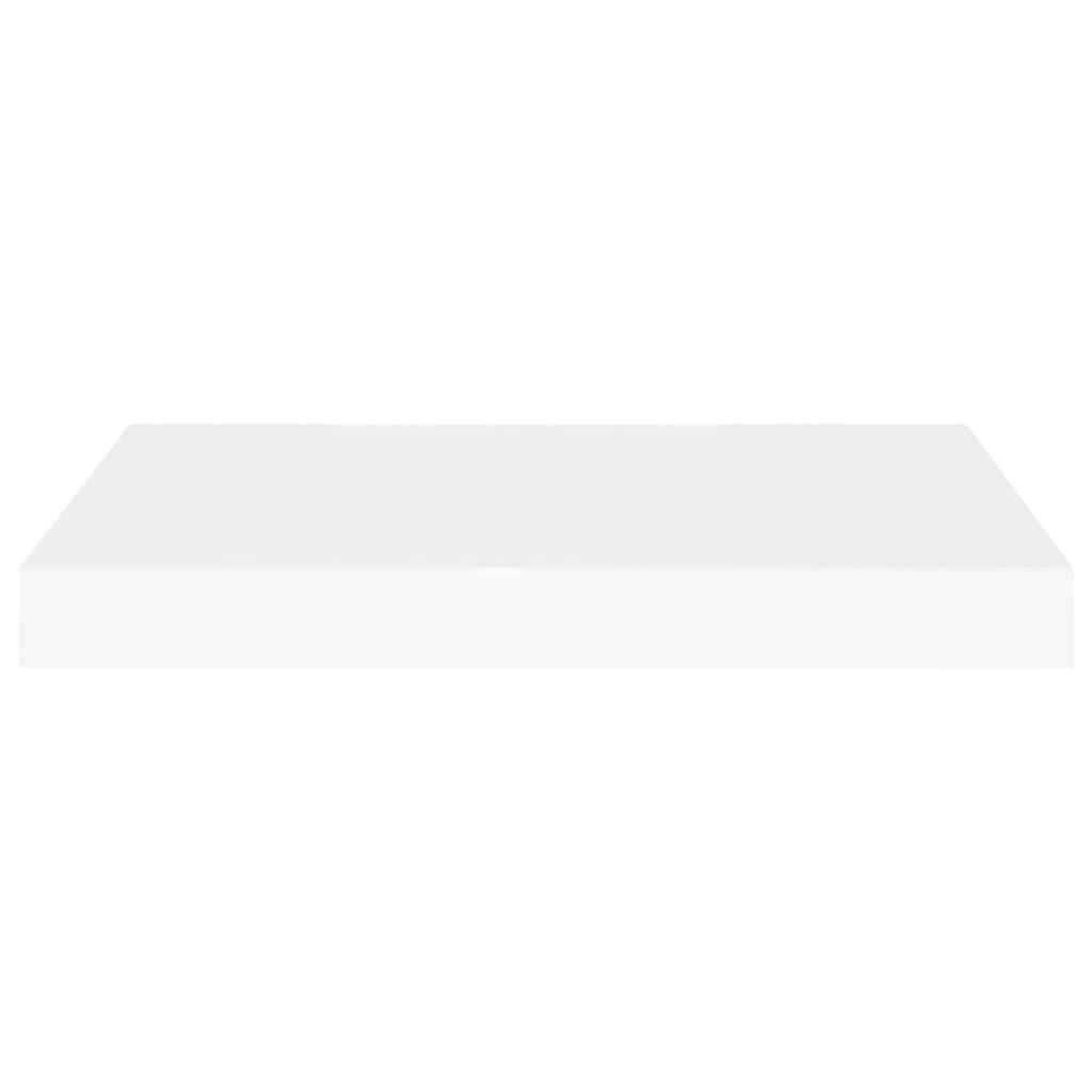 fehér MDF lebegő fali polc 50 x 23 x 3,8 cm