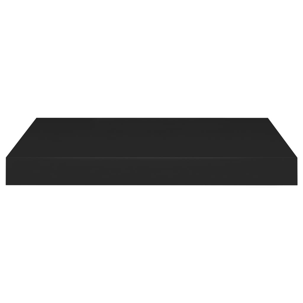fekete MDF lebegő fali polc 40 x 23 x 3,8 cm
