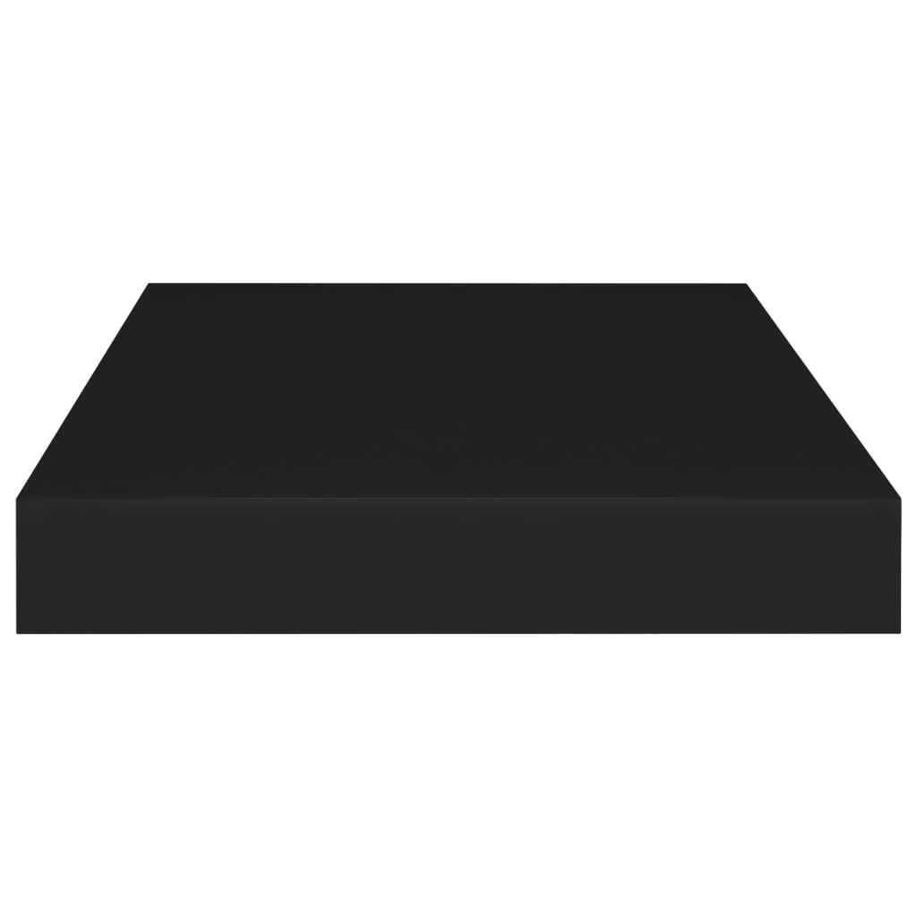 fekete MDF lebegő fali polc 40 x 23 x 3,8 cm