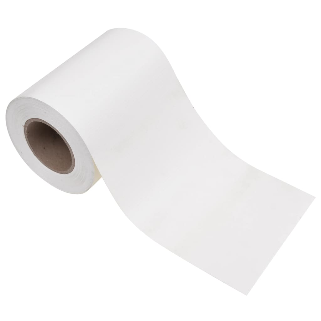 fehér kerti PVC árnyékoló kerítés 35 x 0,19 m