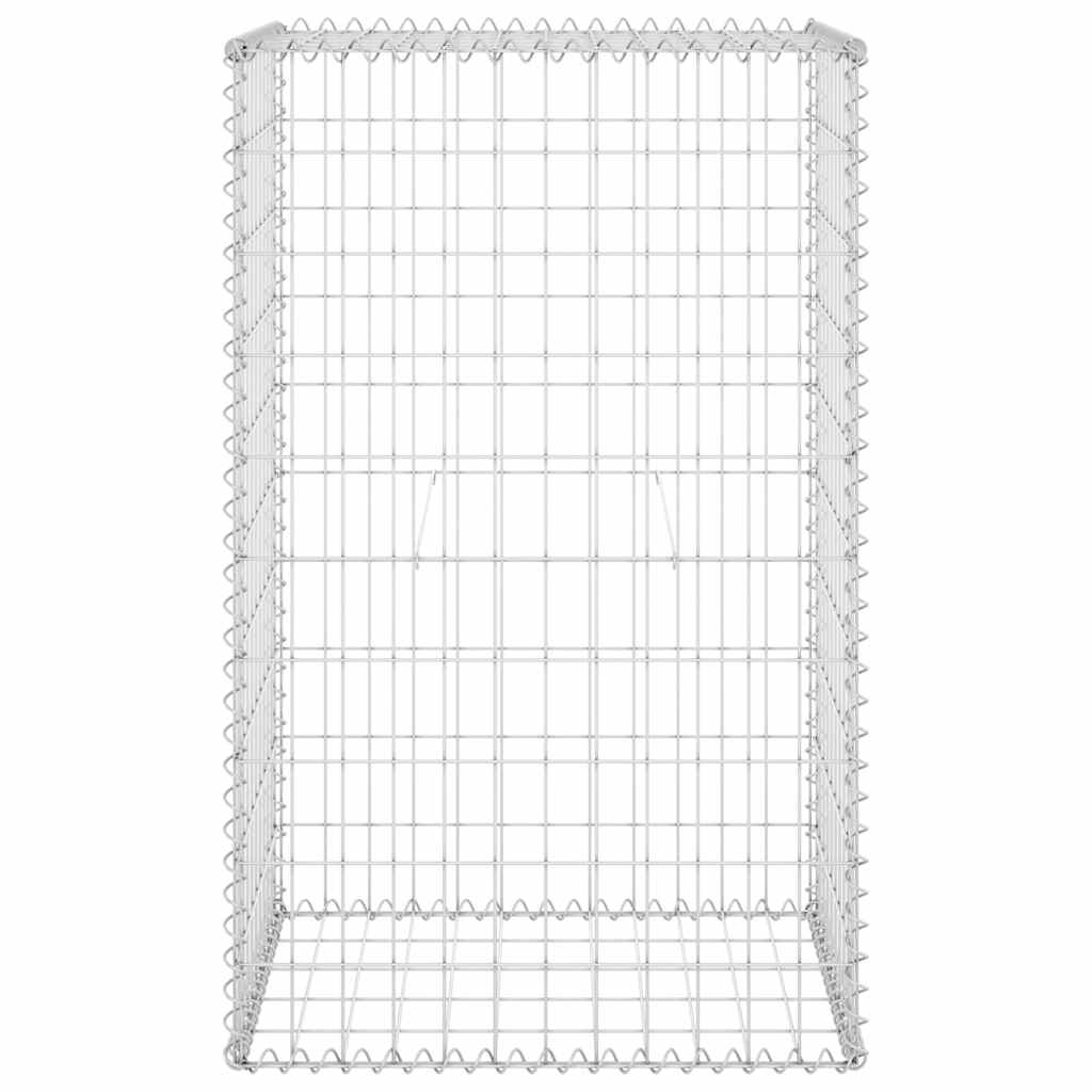 horganyzott acél gabion fal fedéllel 60 x 50 x 100 cm