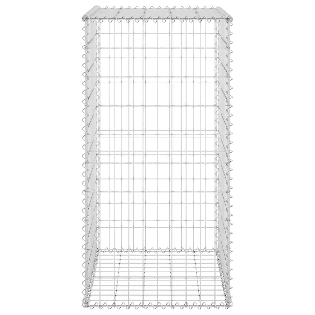 horganyzott acél gabion fal fedéllel 60 x 50 x 100 cm