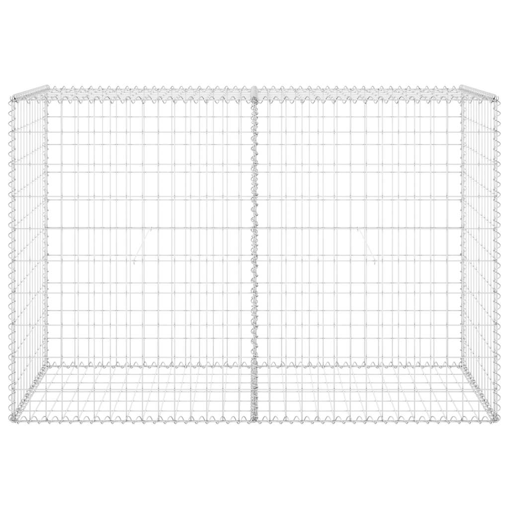 horganyzott acél gabion fal fedéllel 150 x 60 x 100 cm