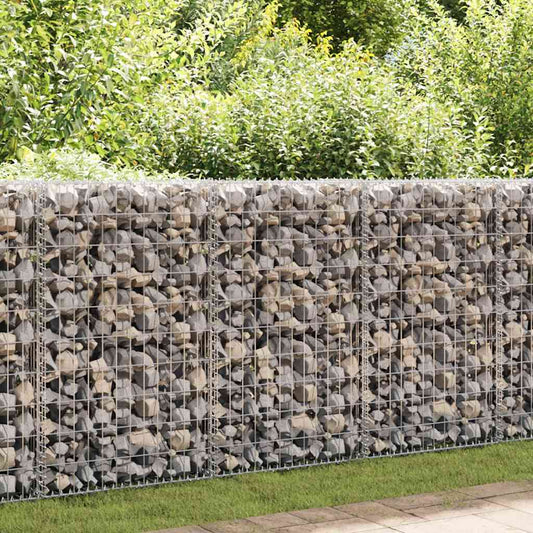 horganyzott acél gabion fal fedéllel 150 x 60 x 100 cm