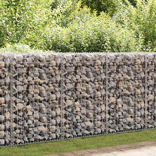 horganyzott acél gabion fal fedéllel 900 x 30 x 100 cm