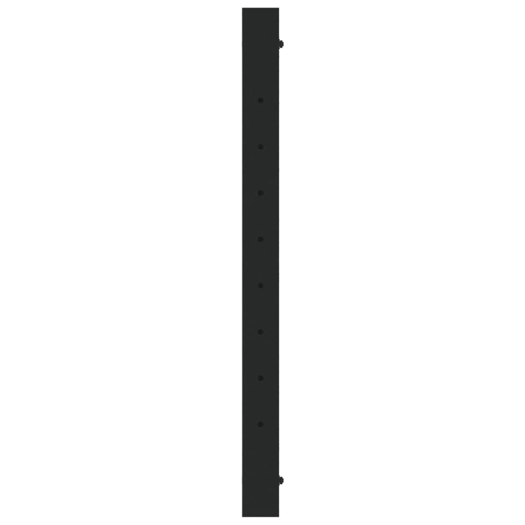 2 db fekete állítható fém munkapadváz 55 x (69-95,5) cm