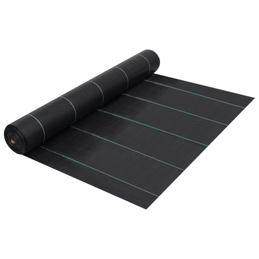 fekete PP talajtakaró szőnyeg 1 x 50 m