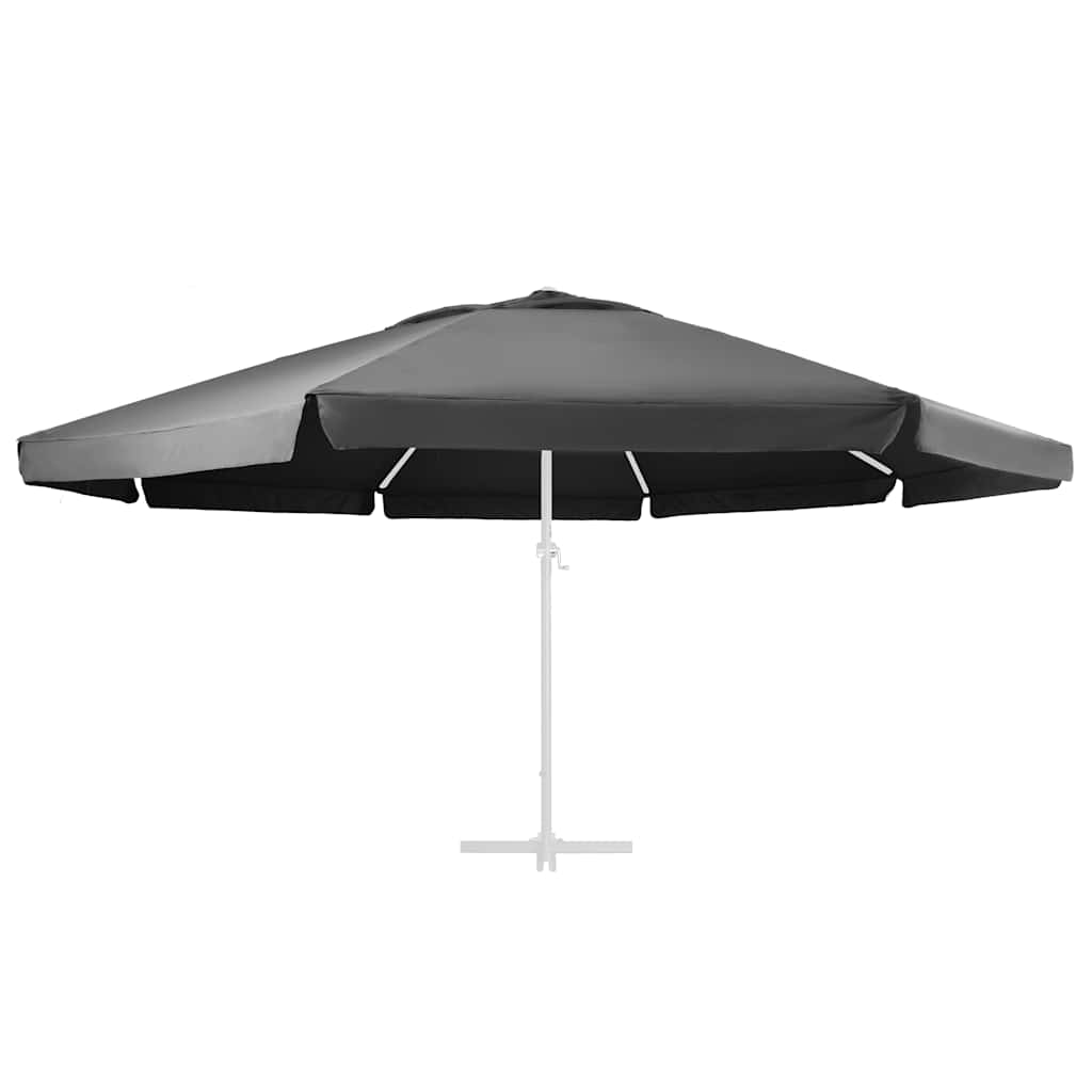 antracitszürke kültéri napernyőponyva 610 cm