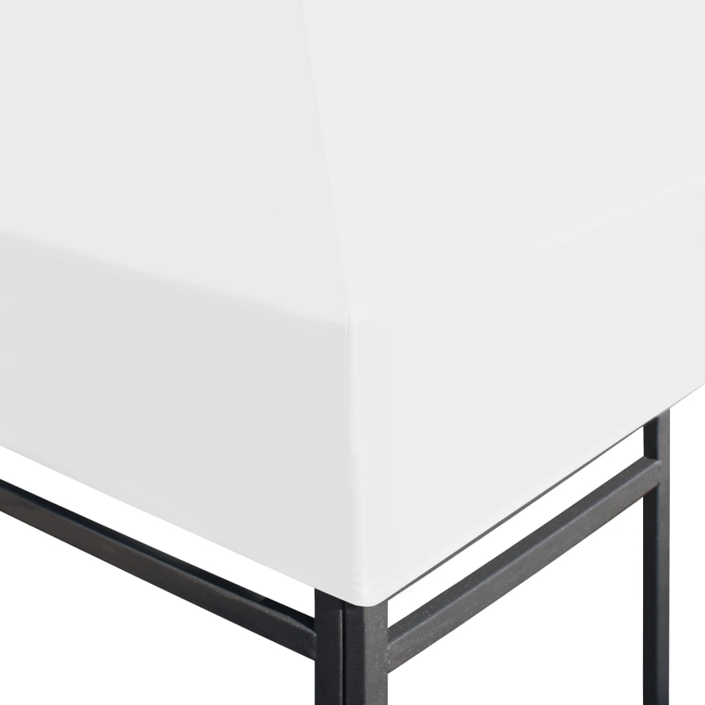 fehér pavilon-tetőponyva 270 g/m² 4 x 3 m