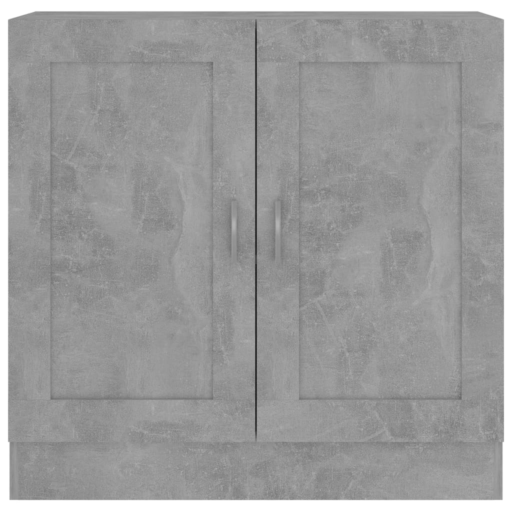 betonszürke szerelt fa könyvszekrény 82,5 x 30,5 x 80 cm