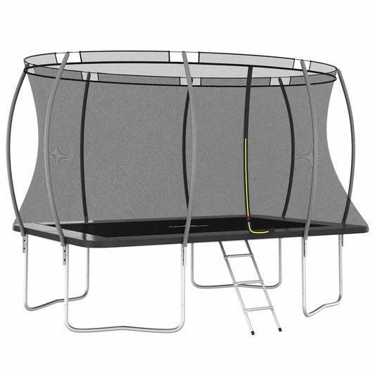 négyszögű trambulinszett 335 x 244 x 90 cm 150 kg