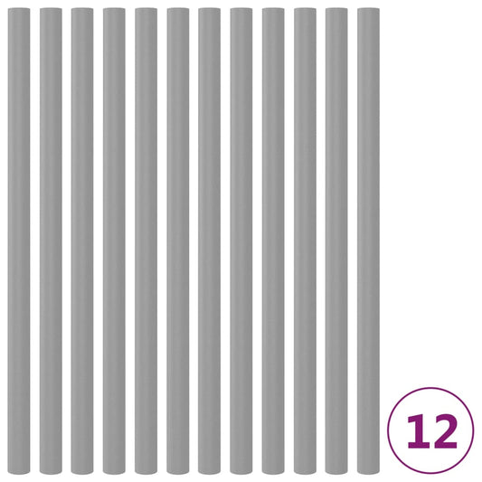 12 db szürke trambulin tartóoszlop habszivacs védő 92,5 cm