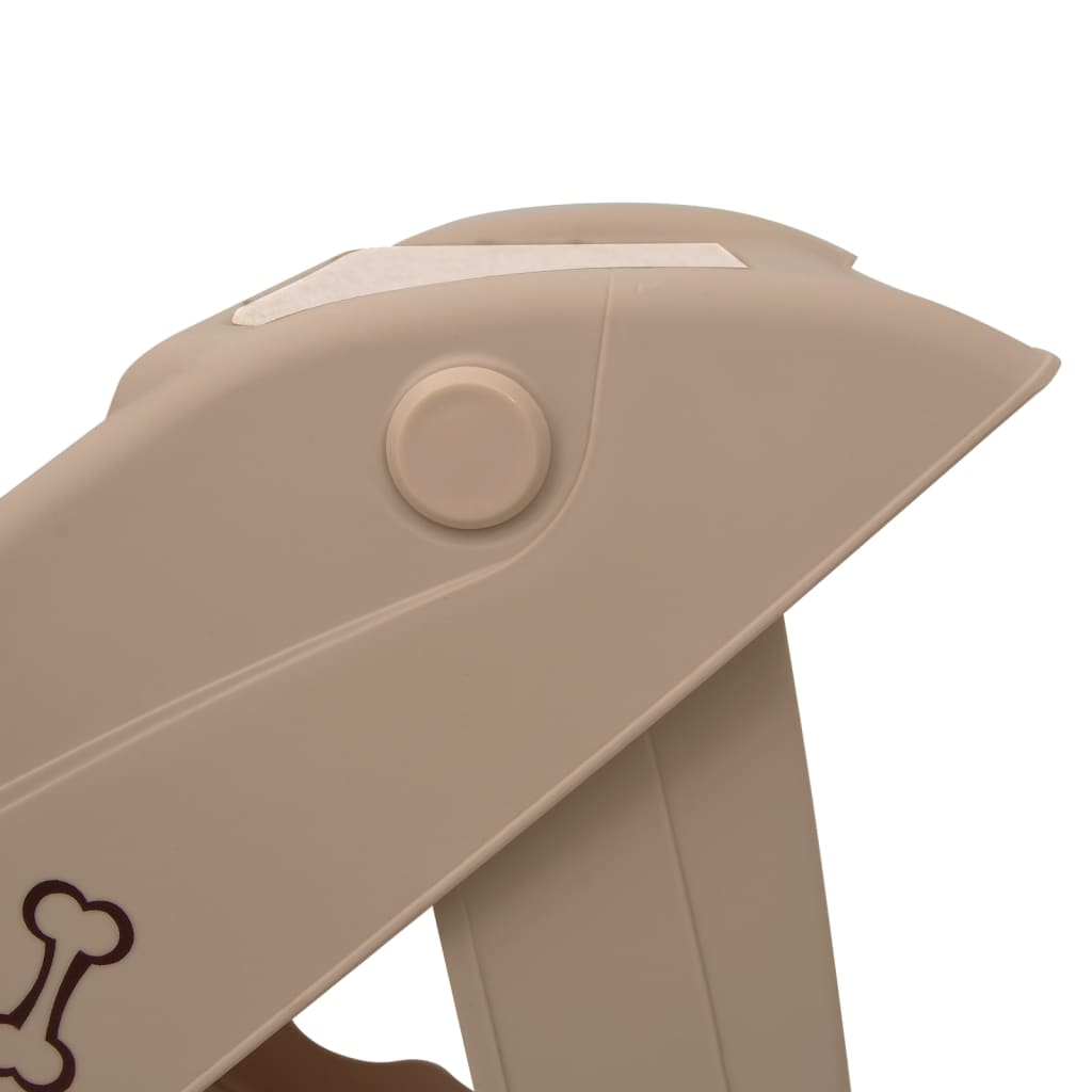 barna összecsukható kutyalépcső 62 x 40 x 49,5 cm