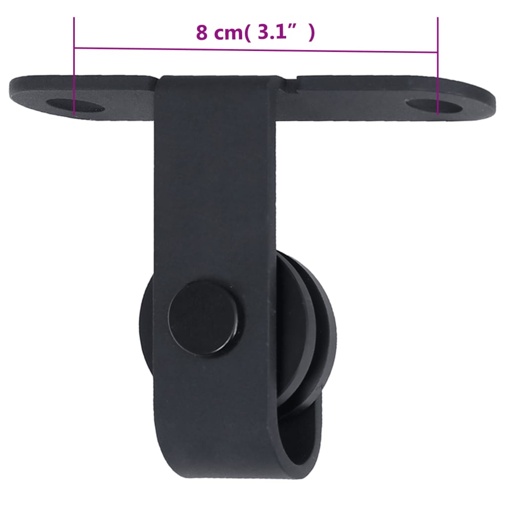 szénacél mini tolóajtós szekrény szerelék szett 183 cm