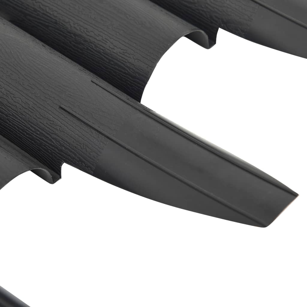 36 db antracitszürke polipropilén gyepszegély 10 m