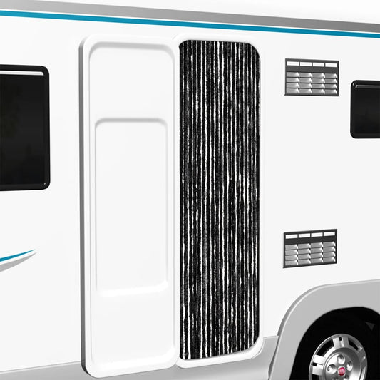 antracitszürke zsenília rovarfüggöny 56 x 200 cm