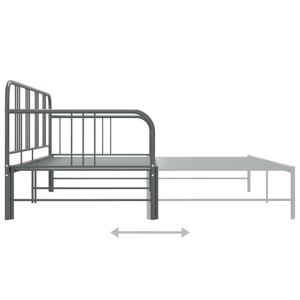 szrüke fém kihúzható kanapéágy-keret 90 x 200 cm