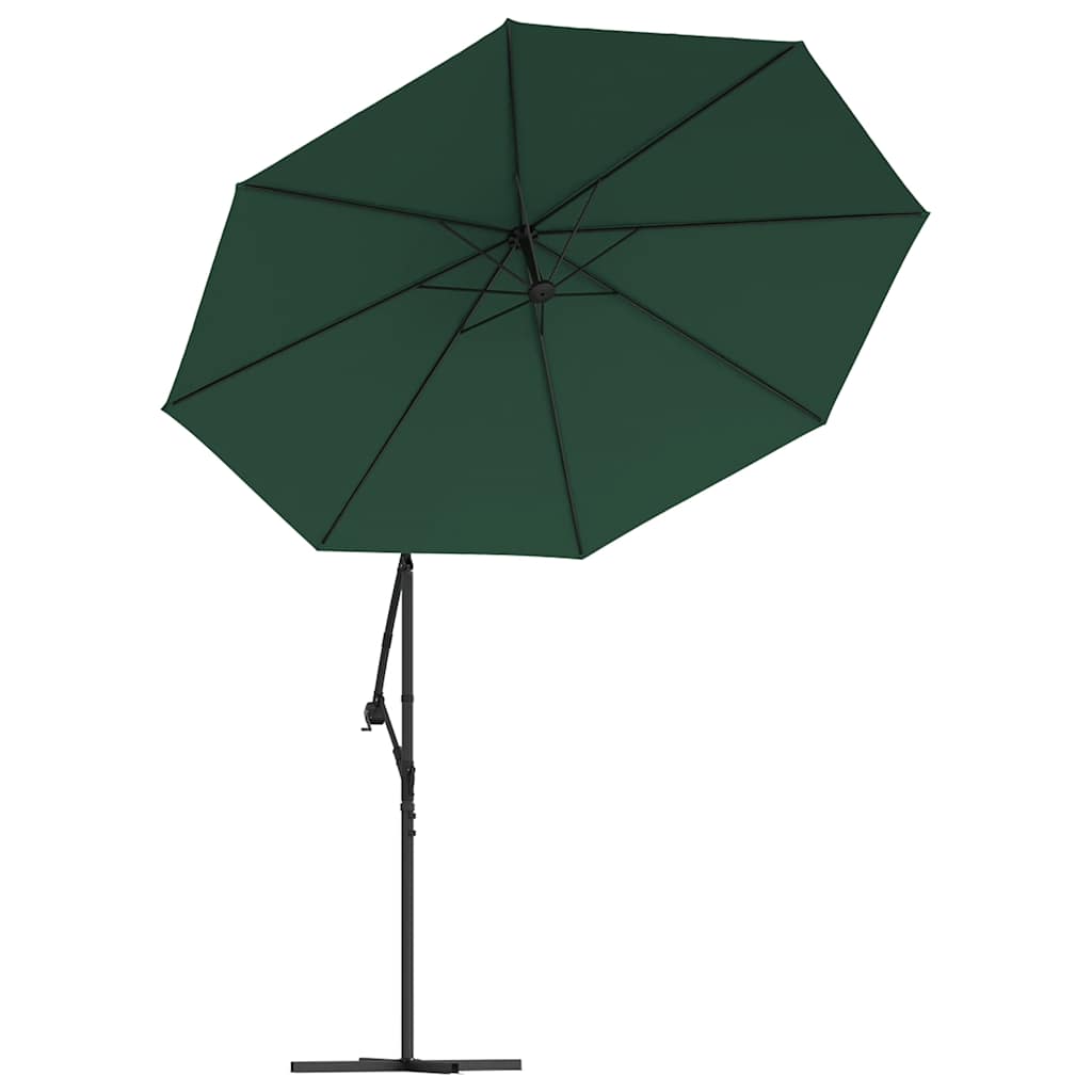 zöld konzolos napernyőponyva 350 cm