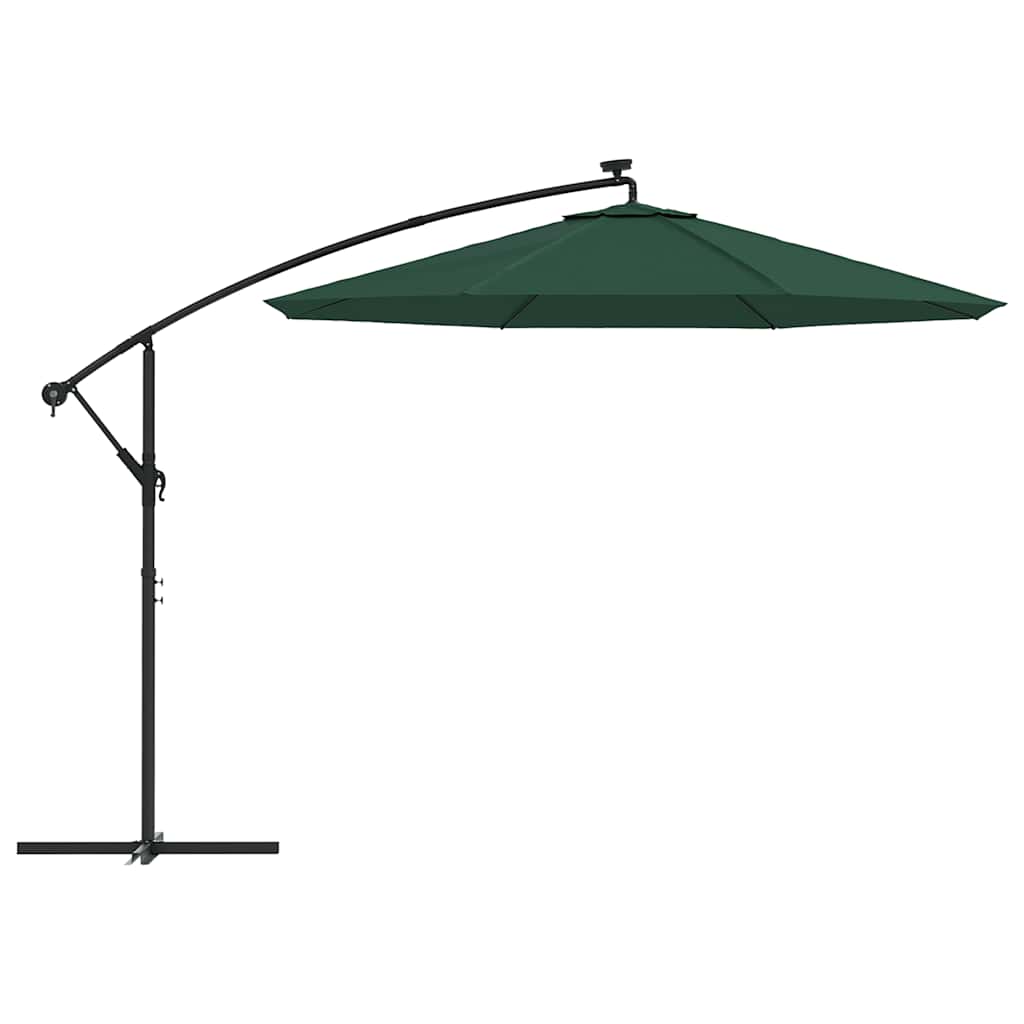 zöld konzolos napernyőponyva 350 cm