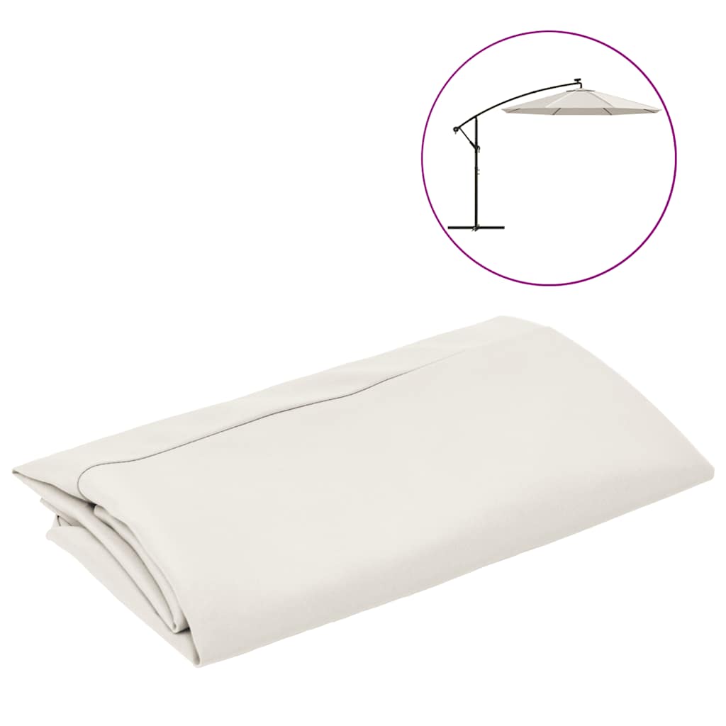 homokfehér konzolos napernyőponyva 350 cm