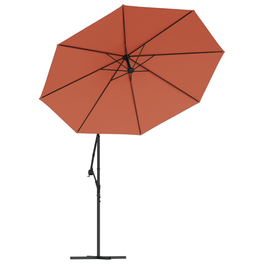 terrakotta konzolos napernyőponyva 350 cm