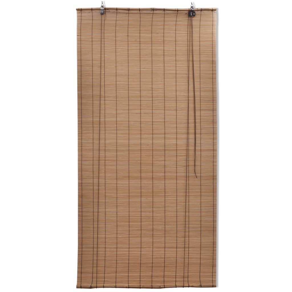 2 db barna bambusz redőny 100 x 160 cm