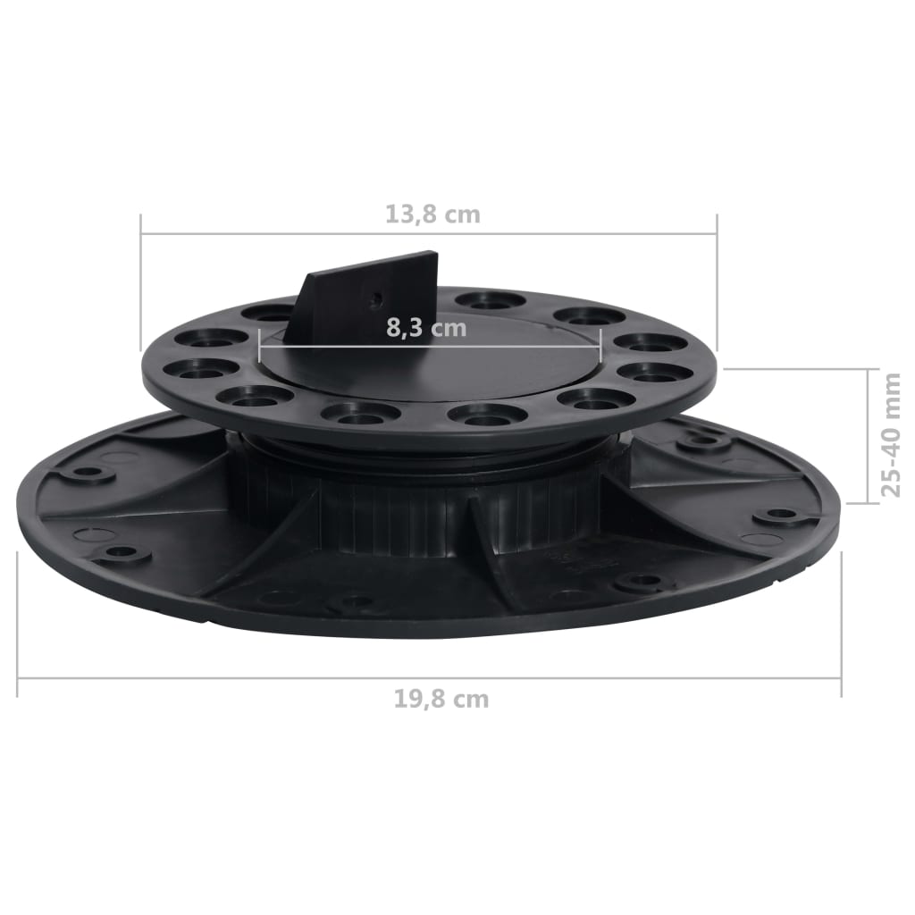 10 db állítható láb deszkázathoz 25-40 mm