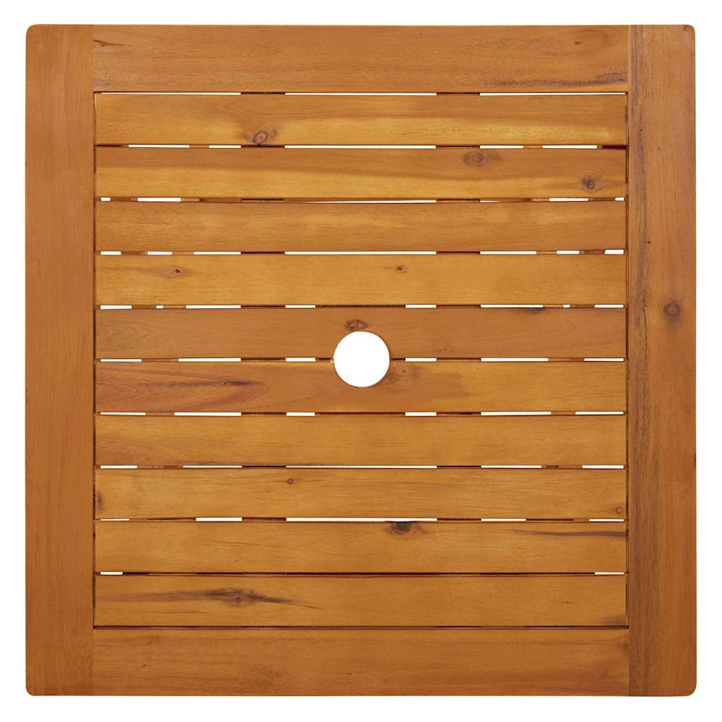 összecsukható tömör akácfa kerti asztal 60 x 60 x 75 cm