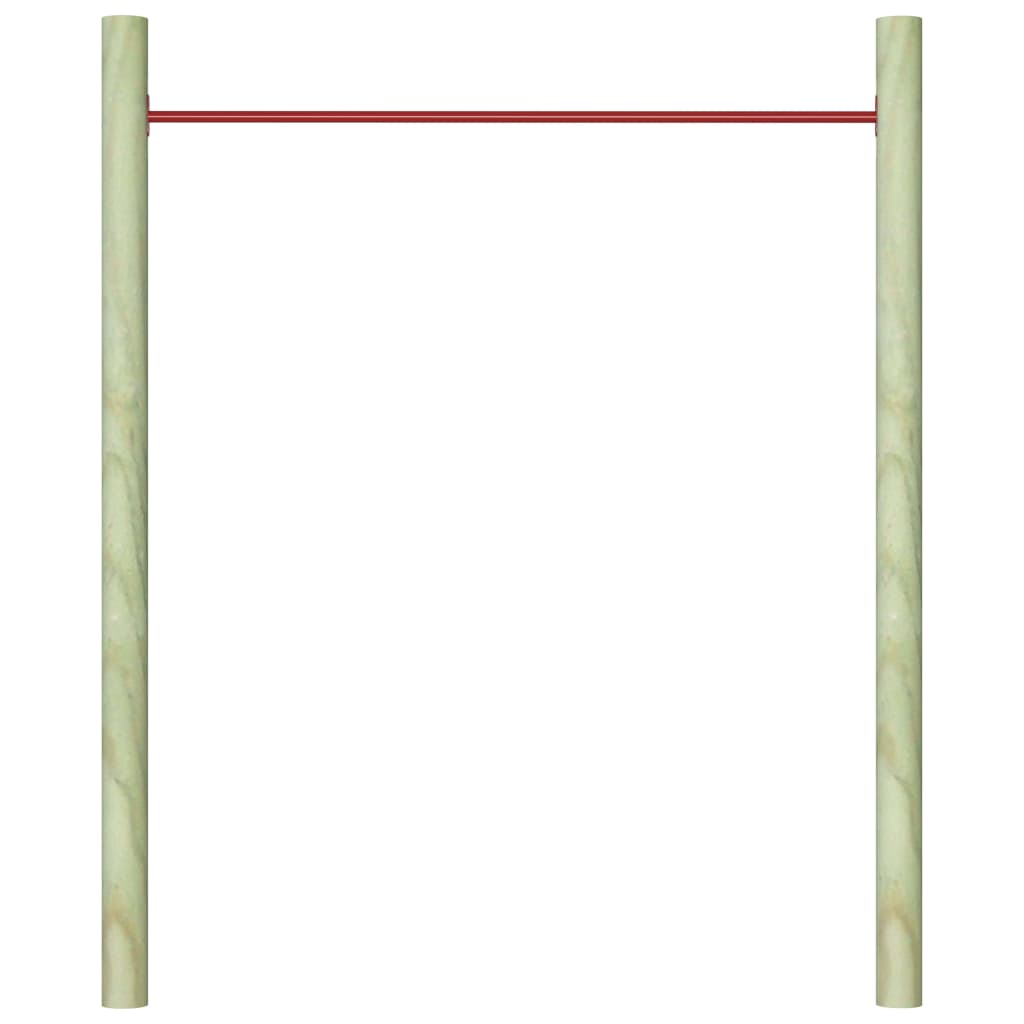 piros acél húzódzkodó rúd 125 cm