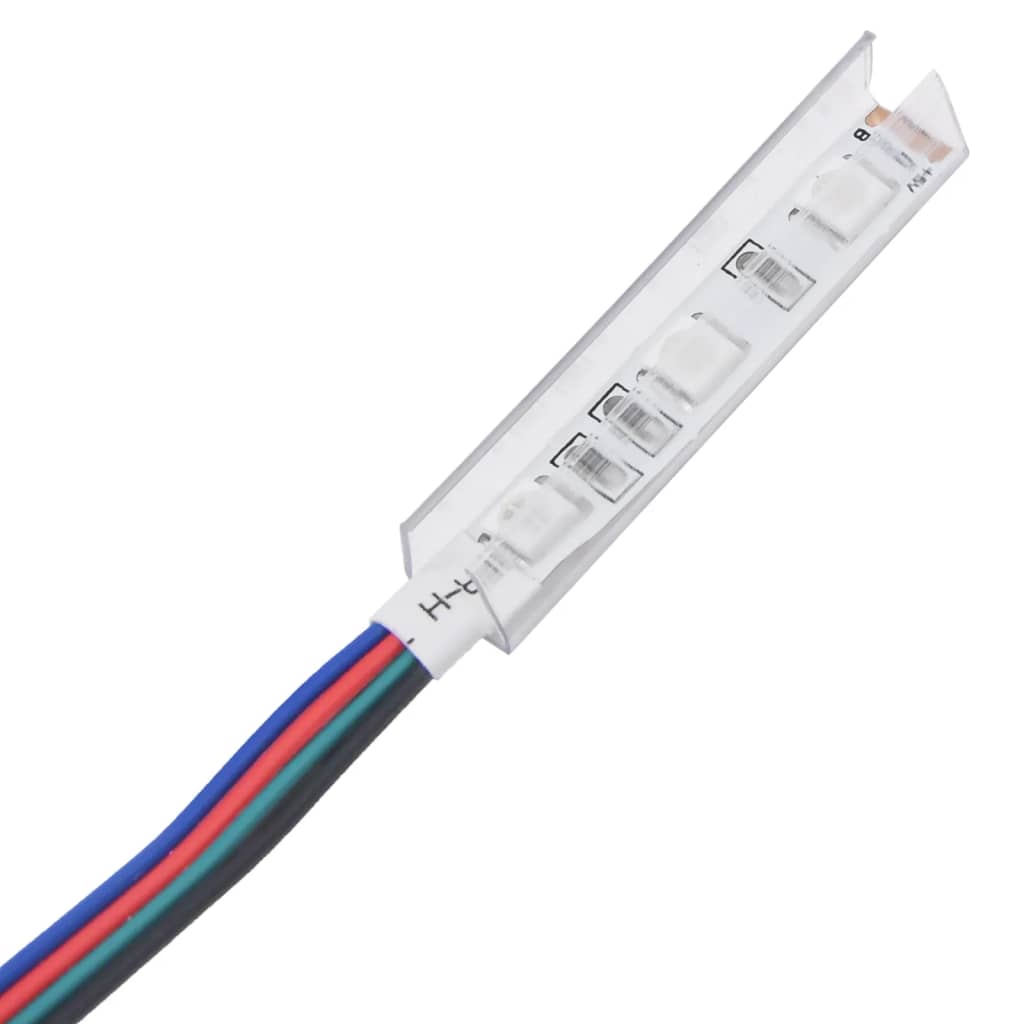 fehér TV-szekrény LED-lámpákkal 135 x 39 x 30 cm