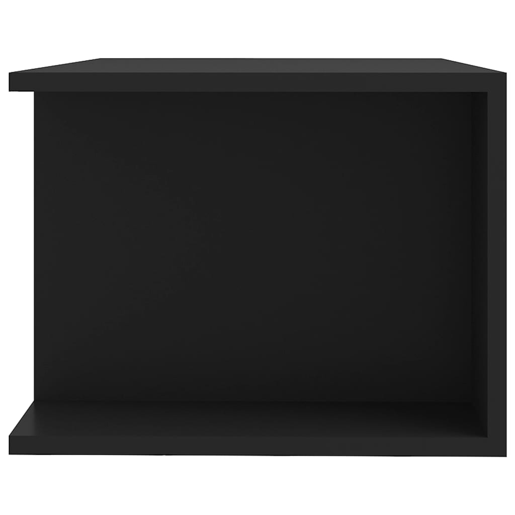 fekete TV-szekrény LED lámpákkal 90 x 39 x 30 cm