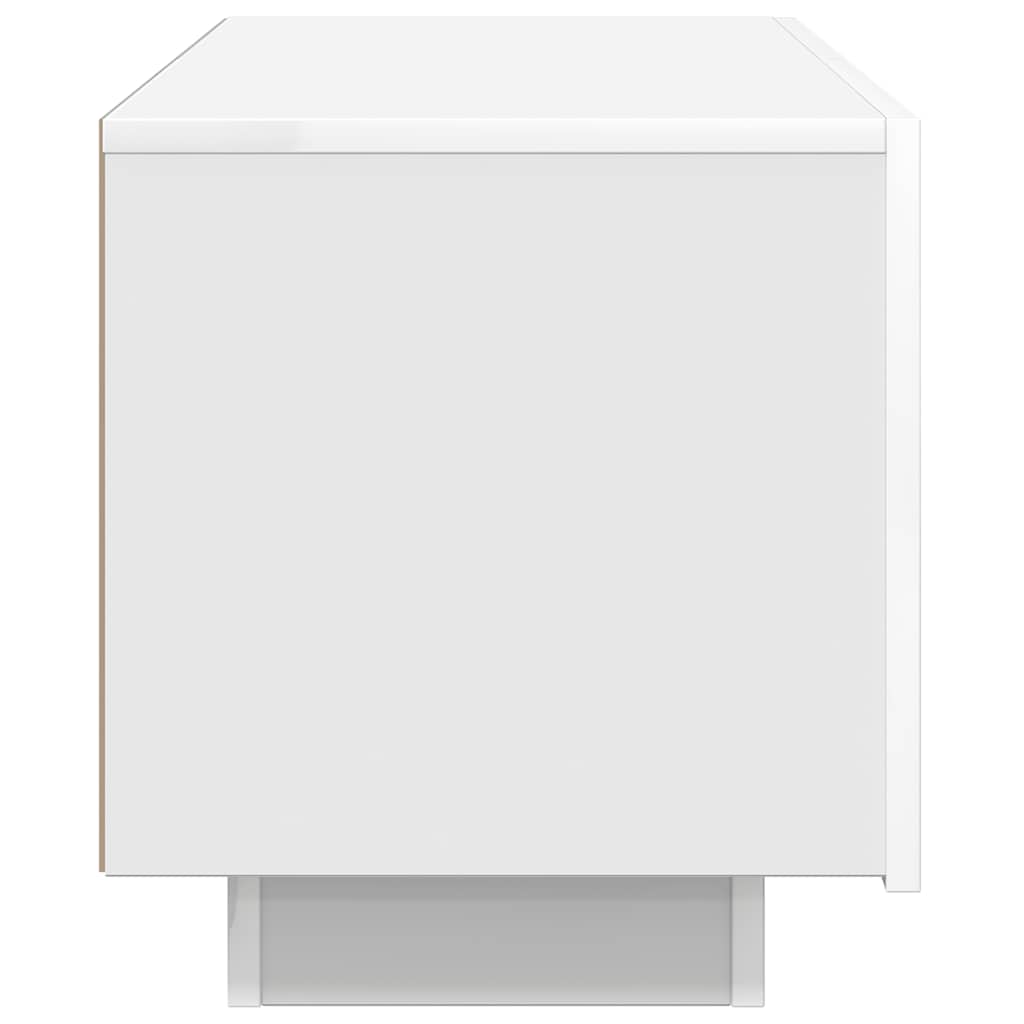 fehér szerelt fa TV-szekrény 100 x 35 x 40 cm