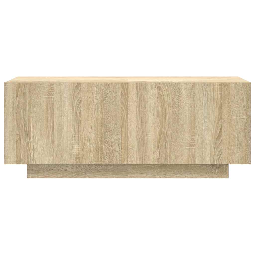 sonoma tölgyszínű szerelt fa TV-szekrény 100 x 35 x 40 cm