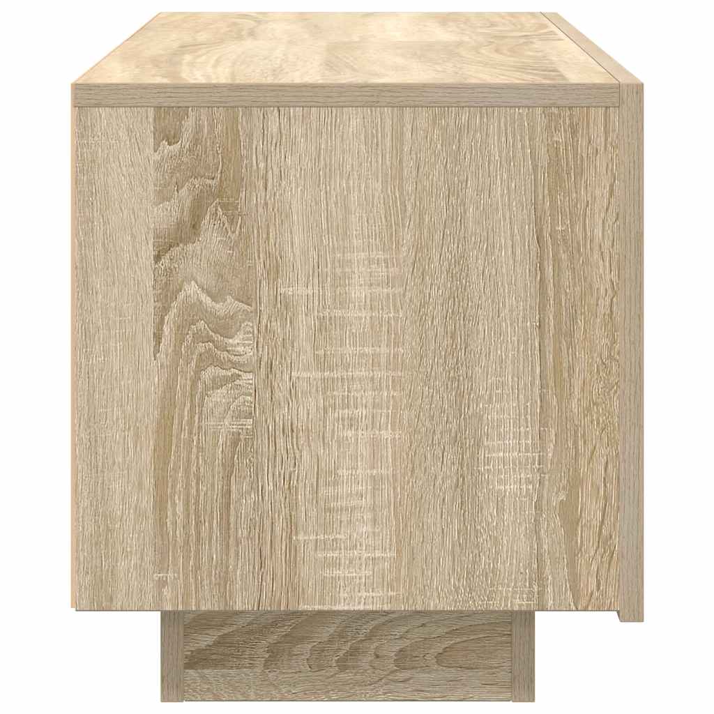sonoma tölgyszínű szerelt fa TV-szekrény 100 x 35 x 40 cm